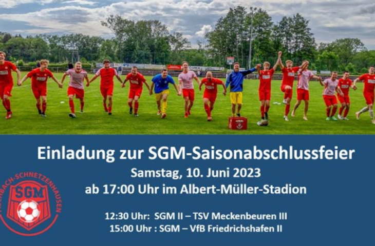 Saisonabschlussfeier der Aktiven