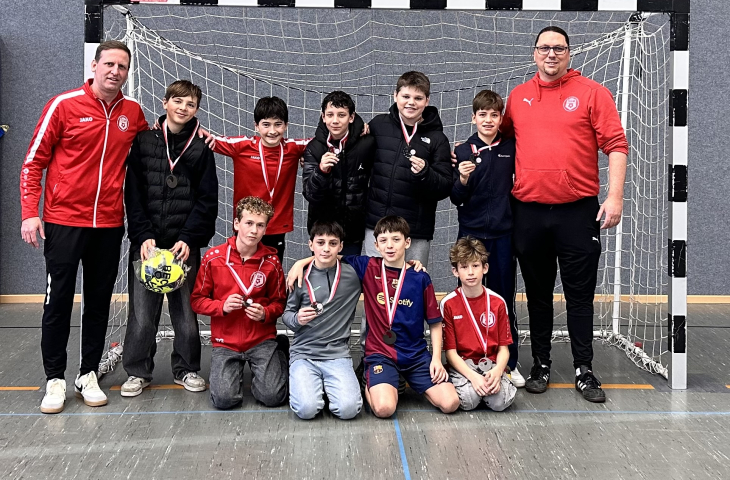 D1: 7. Platz bei der Hallenbezirksmeisterschaft (Sparkassen-Cup) 2024/25